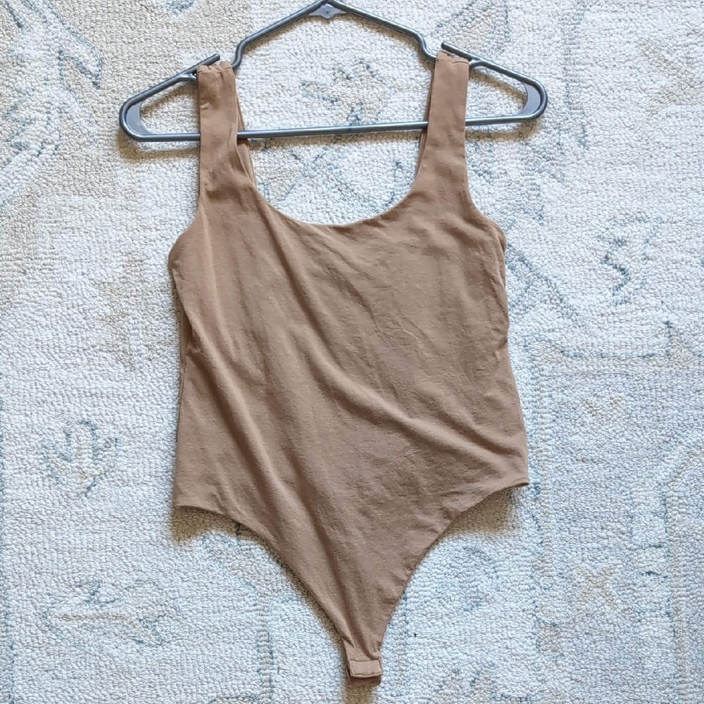 Tan Sleeveless Bodysuit